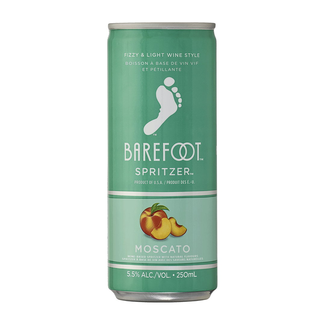 Barefoot Vino Spritzer Ros&eacute; Moscato en Lata image number 0